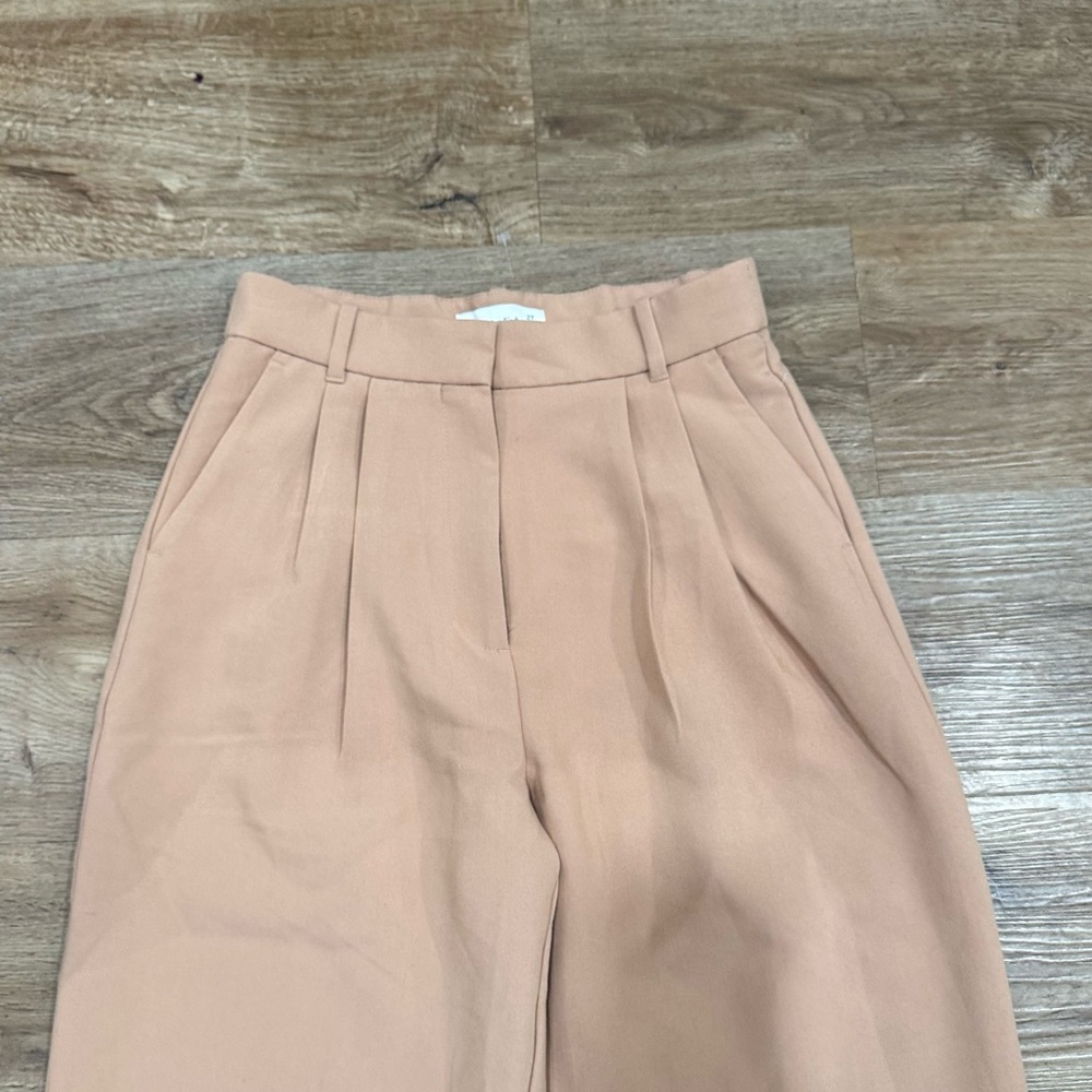 Abercrombie A&F Sloane Tailored Pant Trousers Tan Size 4/27 NWOT - Picture 6 of 7
